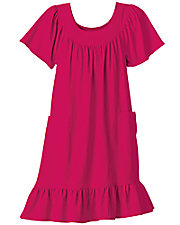 Crinkle Cotton Dress