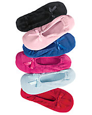 Velour Ballerina Slippers