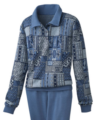 Jacquard Knit Top