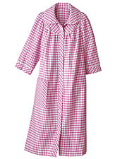 Checked Flannel Duster