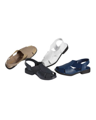 Open Toe Fisherman Flats