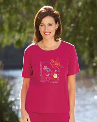 Beaded Knit Tee