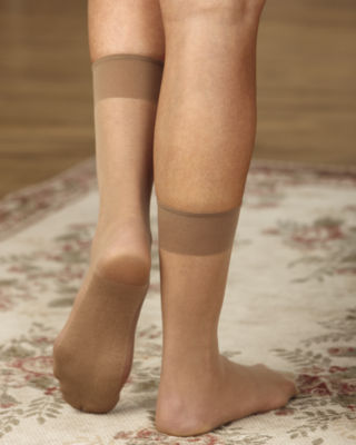 Sheer Cotton Sole Ankle High