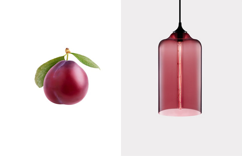 Plum Colored Glass