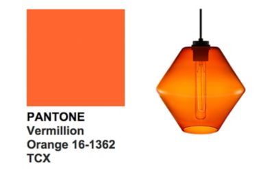 Bold Handmade Pendant Lights Match Pantone's Color of the Day