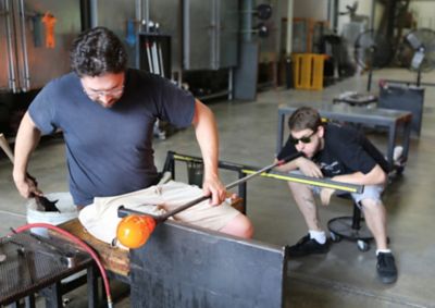 See Niche's New GradientTreated Glass Created in the Hot Shop