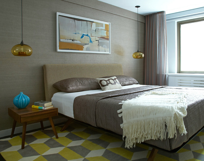 Bedroom Pendant Lighting - Amber Aurora Bedroom Pendant Lighting - Amber Aurora
