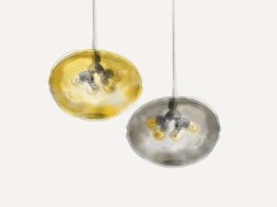 glass lighting watercolor sketch