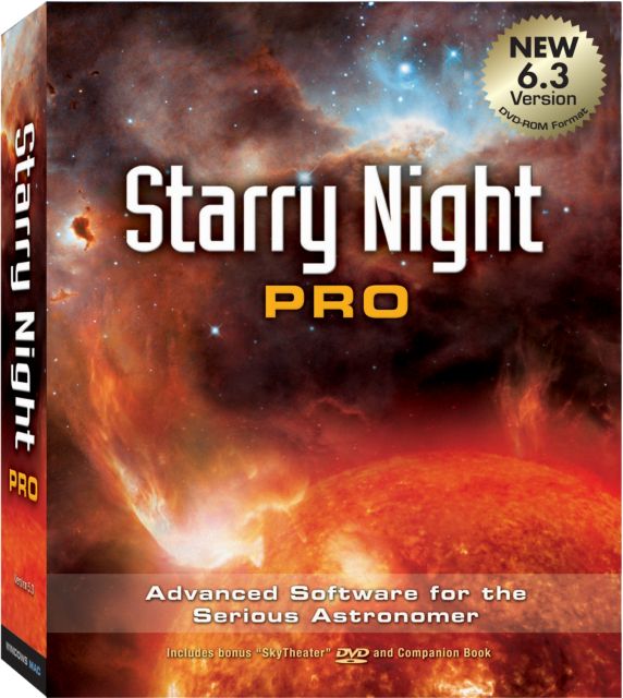 Starry Night Pro 6.3 Astronomy Software
