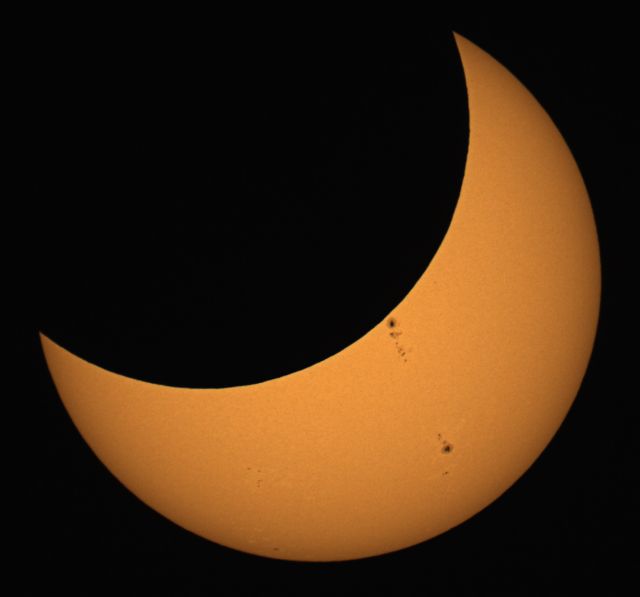 Partial Eclipse Phase Astronomy Images at Orion Telescopes