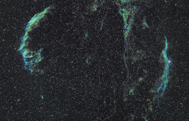 The Veil Nebula Complex in Hubble Pallet