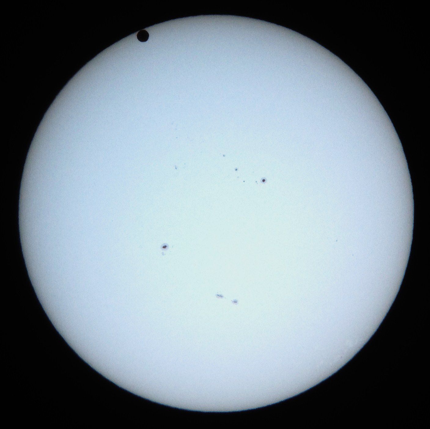 Transit of Venus Ingress Interior