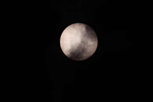 Cloudy Venus Transit