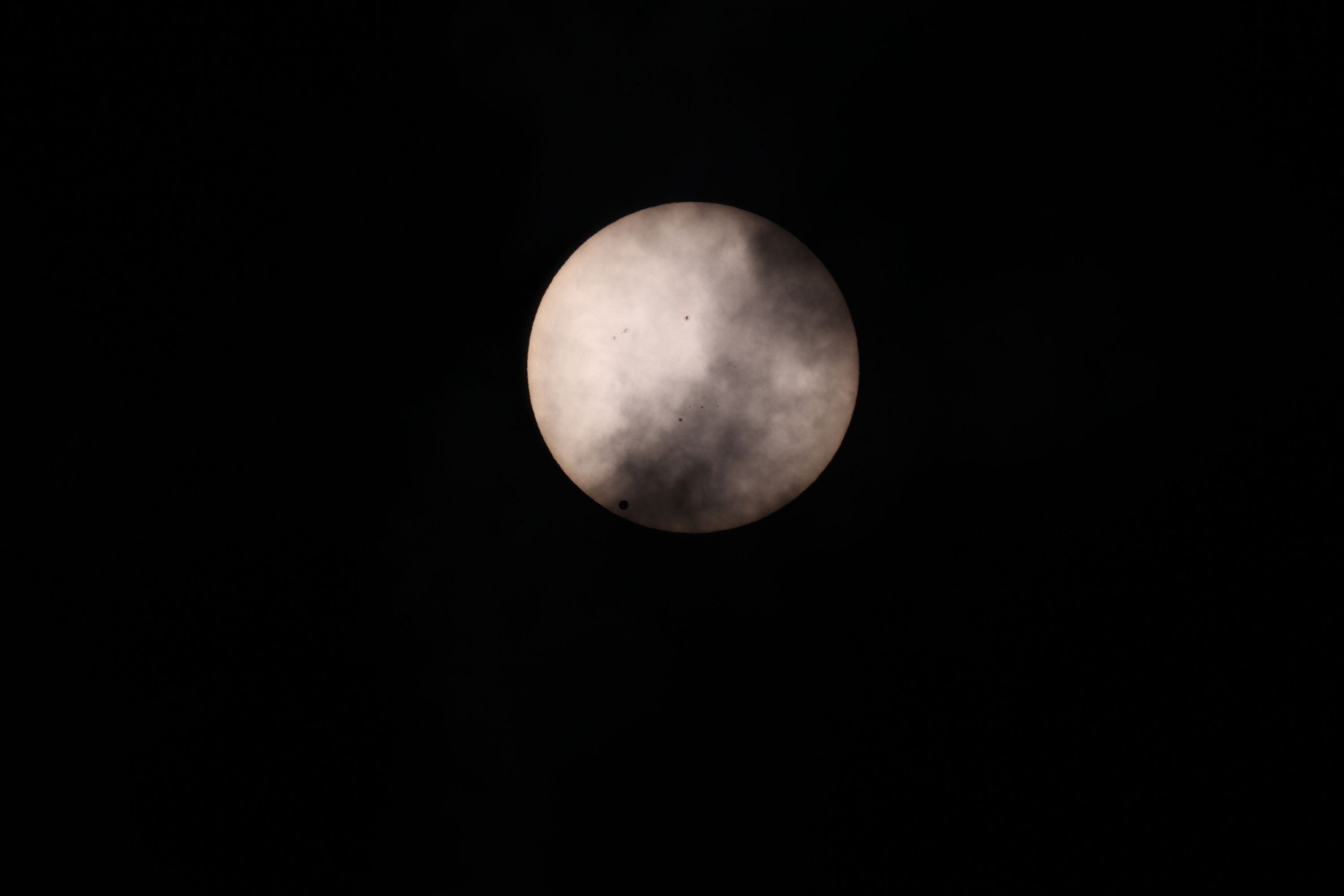 Cloudy Venus Transit
