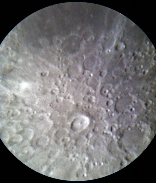 Battered Lunar Landscape