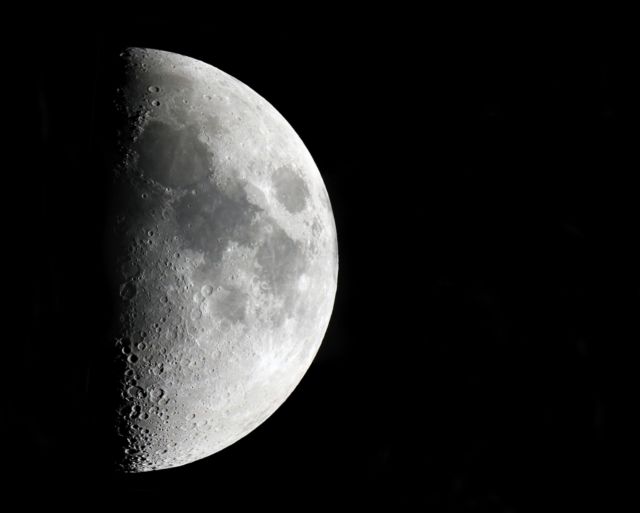 1st Quarter Moon with the 