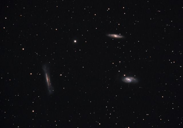 NGC 3628, M65, M66 - Leo Triplet