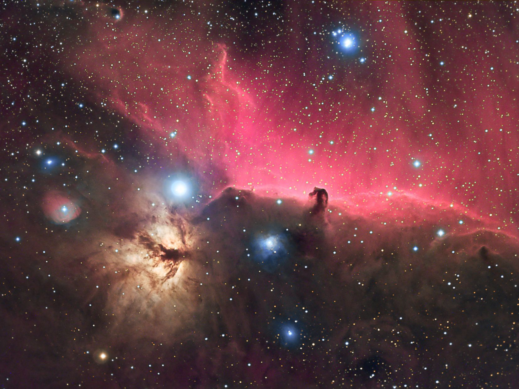 Flame & Horsehead nebula Astronomy Images at Orion Telescopes