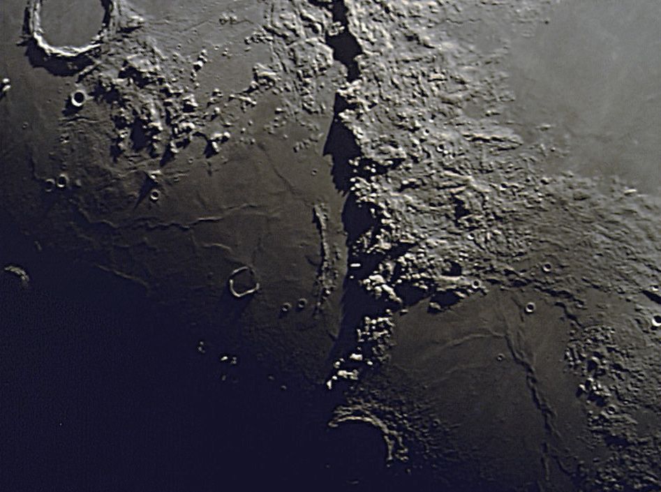 Mountains on the Moon Astronomy Pictures at Orion Telescopes