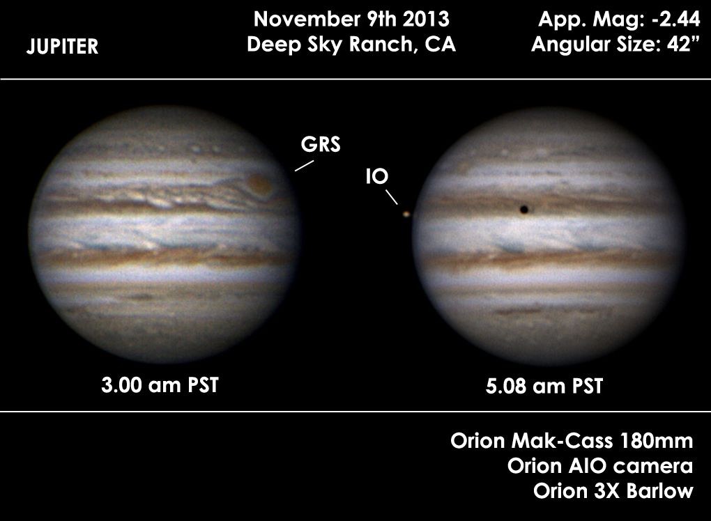 Jupiter IO Transit Astronomy Pictures at Orion Telescopes