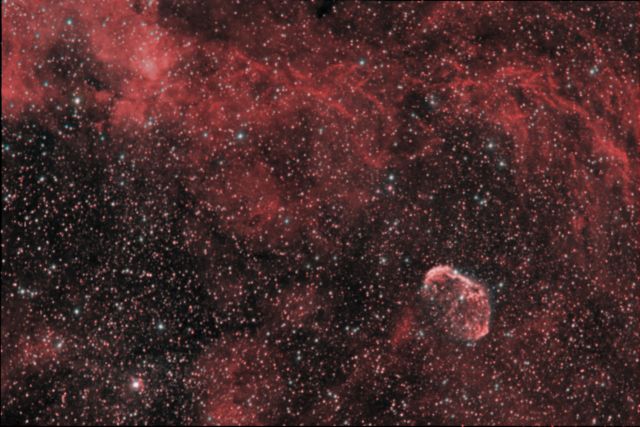 NGC 6888 - Crescent Nebula (wideview)