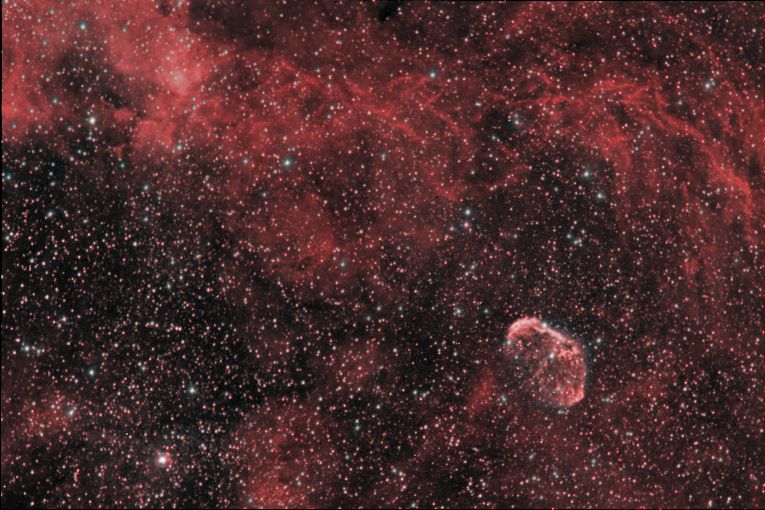 NGC 6888 - Crescent Nebula (wideview)