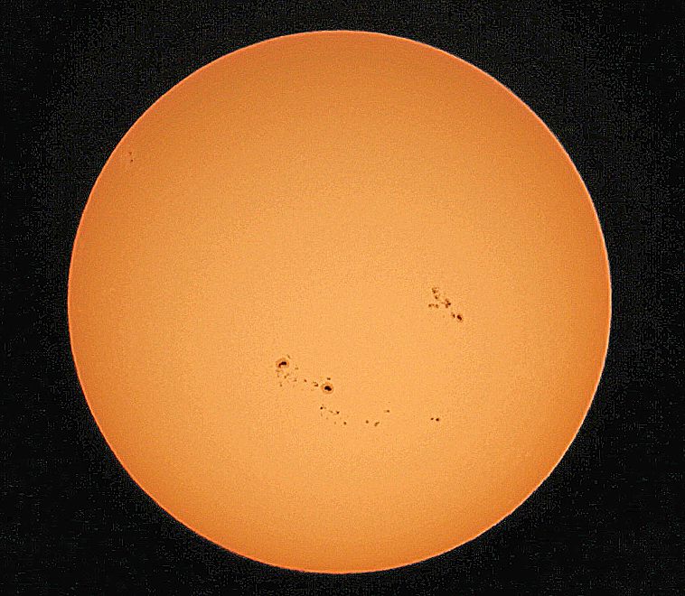 The Sun with sunpots Astronomy Pictures at Orion Telescopes