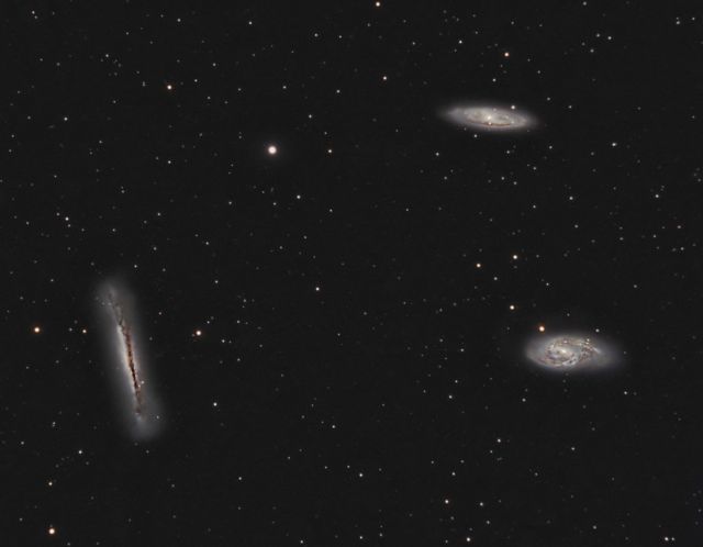 M65, M66, NGC 3628 - The Leo Triplet