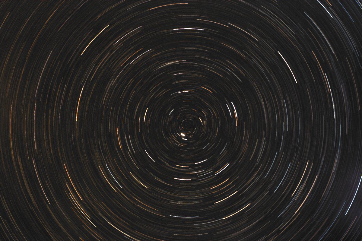 Polar Star Trails