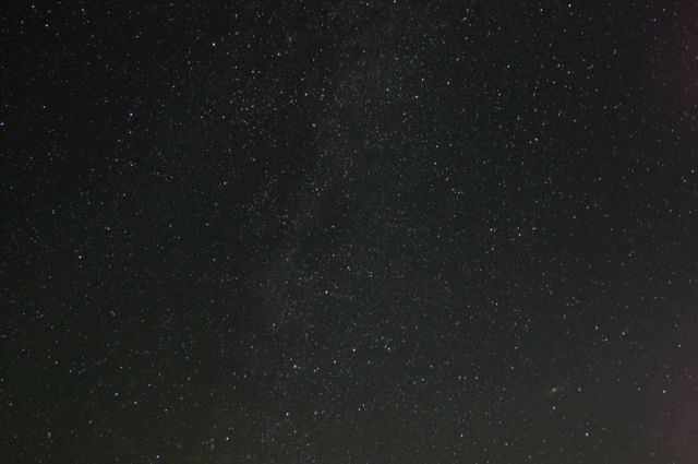 Northern Milky Way with M31 in the corner