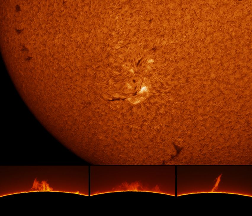 The Sun in Hydrogen Alpha