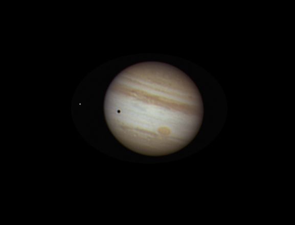 Jupiter and moon Europa