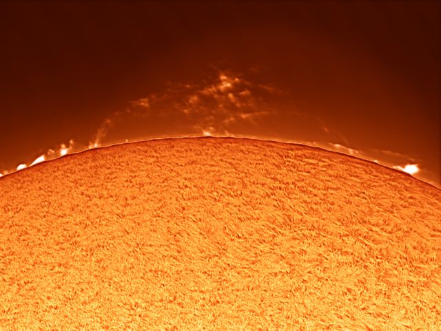 Solar Prominences 13 and 14