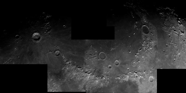 Lunar Mons 5 panel Mosaic