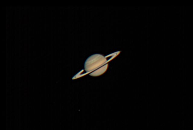 Saturn with Titan