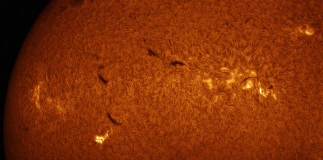 Hydrogen Alpha Closeup