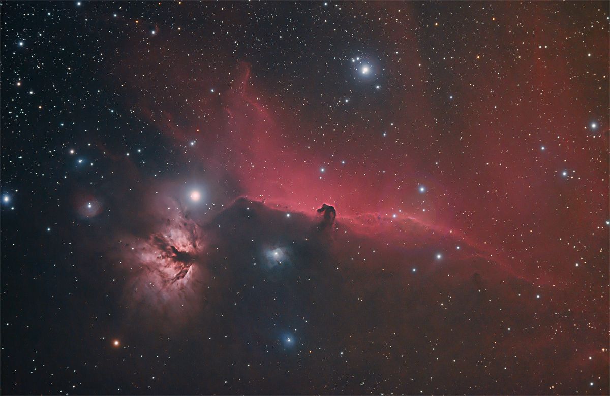 Horsehead/Flame Nebulae
