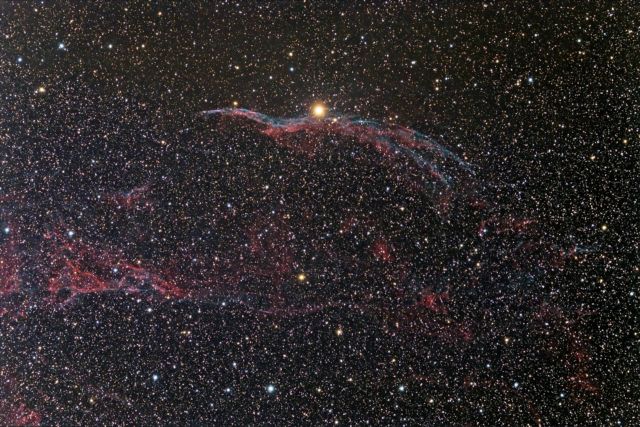 Veil Nebula in Cygnus (NGC6960)