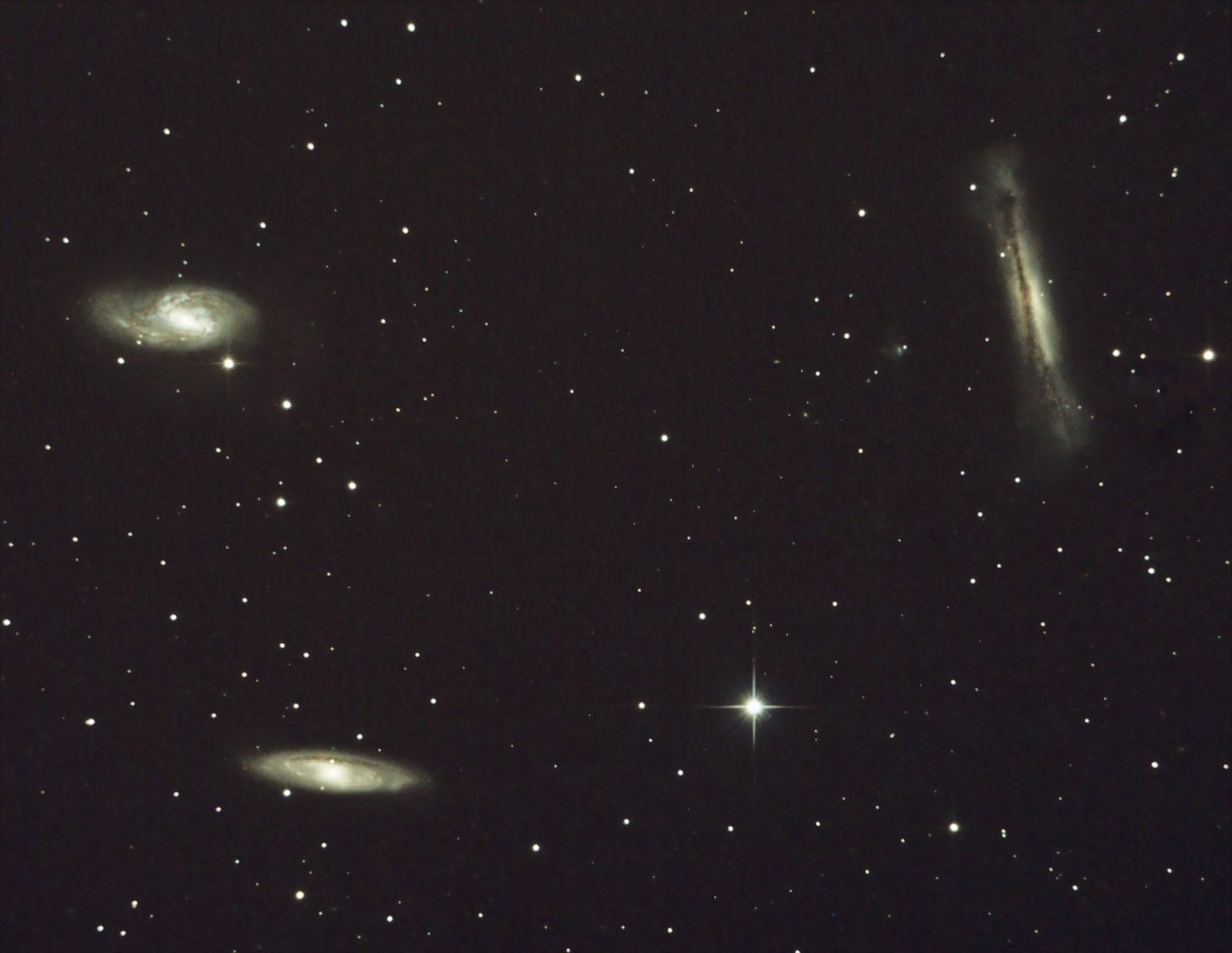 M65, M66, NGC 3628 - The Leo Triplet