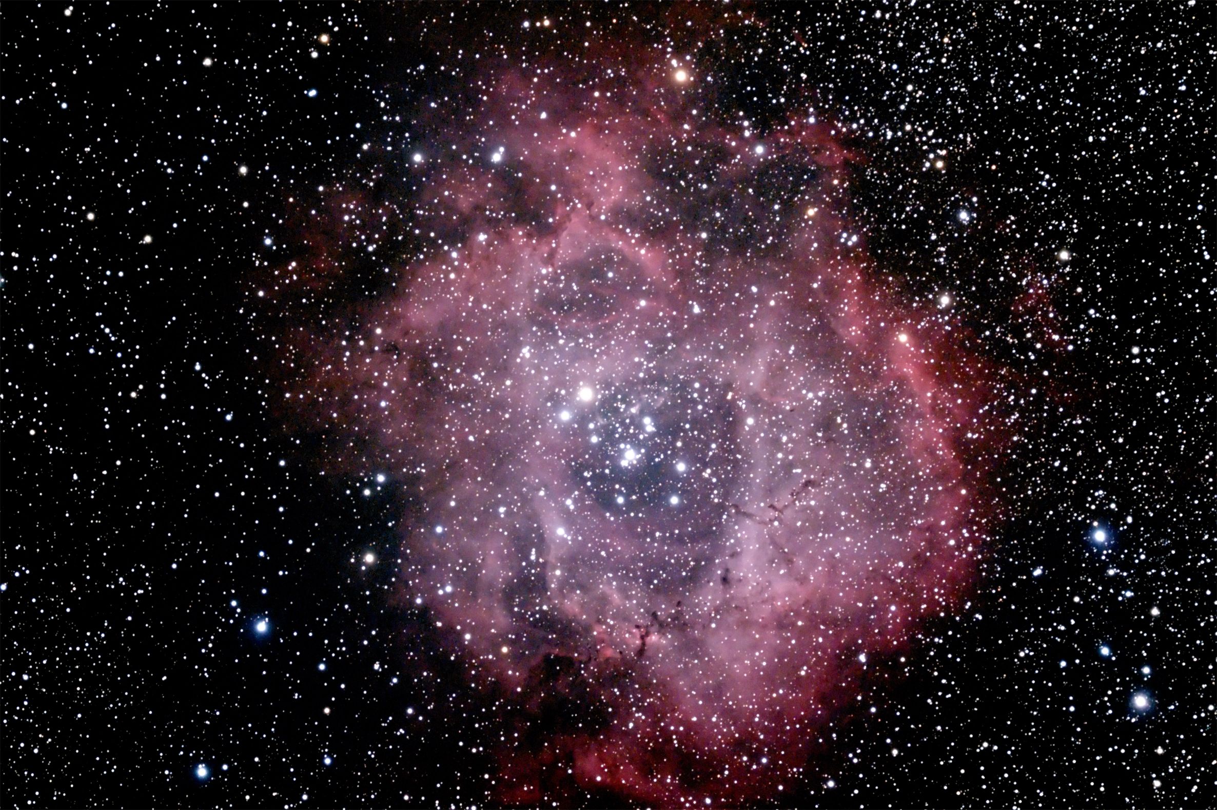 NGC 2237, 2238, 2239 and 2246 - The Rosette Nebula