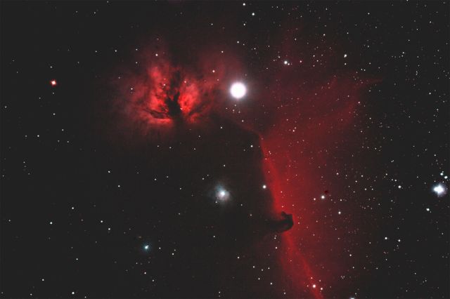 NGC 2024 and IC 434 - Flame and Horsehead Nebula