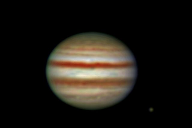 Jupiter with Europa