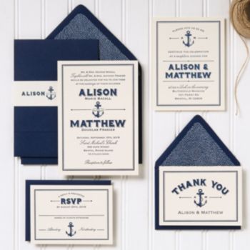 Cheap wedding invitations nautical