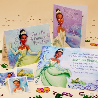 Princess and the Frog Party Invitation Ideas
