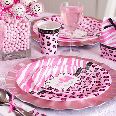 Pink Safari Baby Shower Ideas - Party City