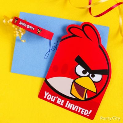 Angry Birds Party Ideas: Invitations