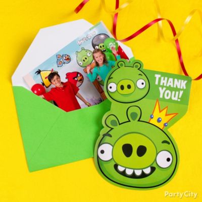 Angry Birds Party Ideas: Invitations