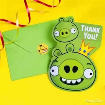 Angry Birds Party Ideas: Invitations