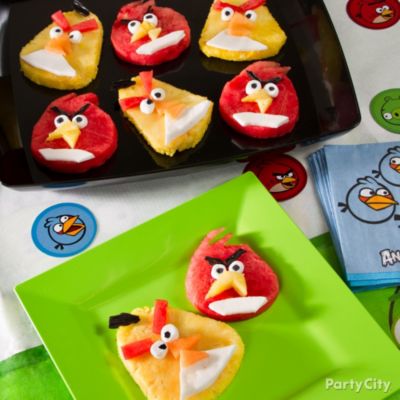 Angry Birds Party Ideas: Food