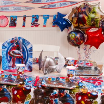 Home Party Ideas on Deck Out Your Home With Avengers Decorations To Take The